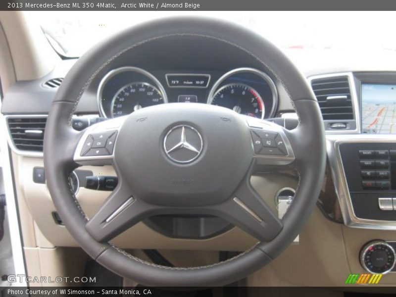 Arctic White / Almond Beige 2013 Mercedes-Benz ML 350 4Matic