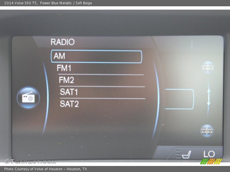 Power Blue Metallic / Soft Beige 2014 Volvo S60 T5