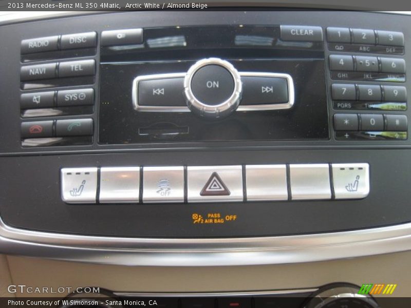 Arctic White / Almond Beige 2013 Mercedes-Benz ML 350 4Matic