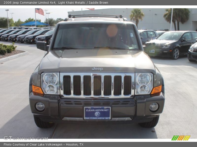 Light Khaki Metallic / Saddle Brown 2006 Jeep Commander Limited 4x4