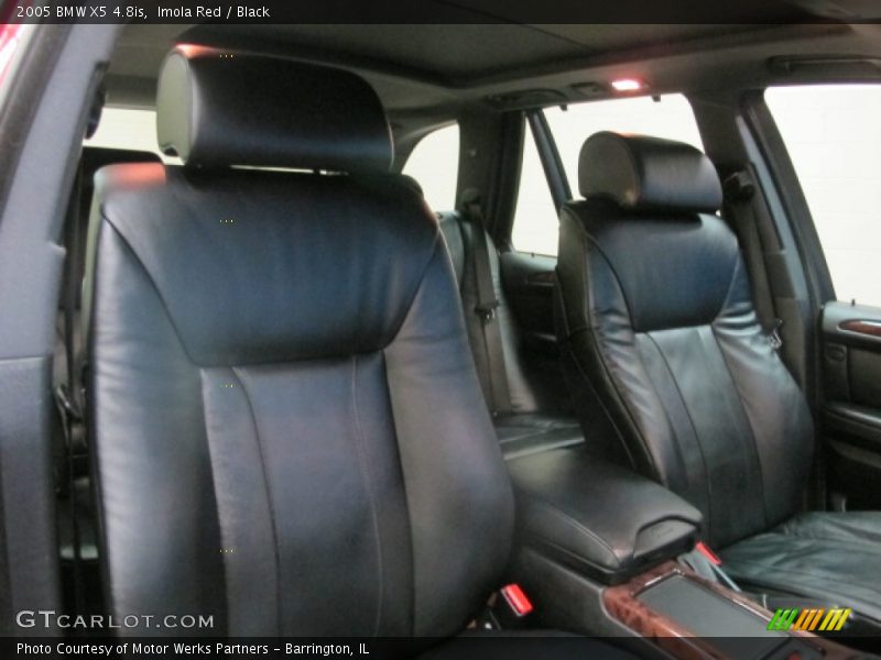 Imola Red / Black 2005 BMW X5 4.8is