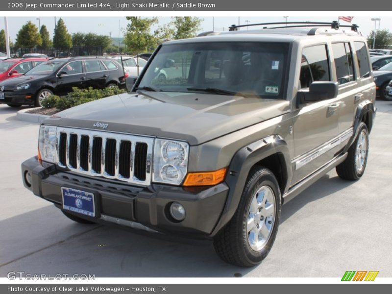 Light Khaki Metallic / Saddle Brown 2006 Jeep Commander Limited 4x4