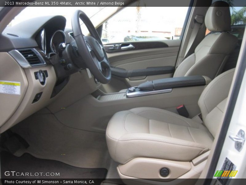 Arctic White / Almond Beige 2013 Mercedes-Benz ML 350 4Matic