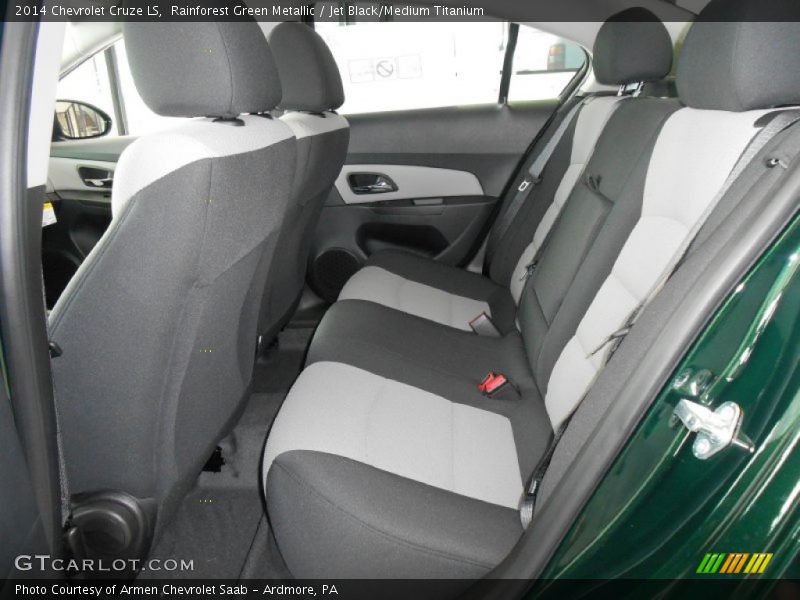 Rainforest Green Metallic / Jet Black/Medium Titanium 2014 Chevrolet Cruze LS