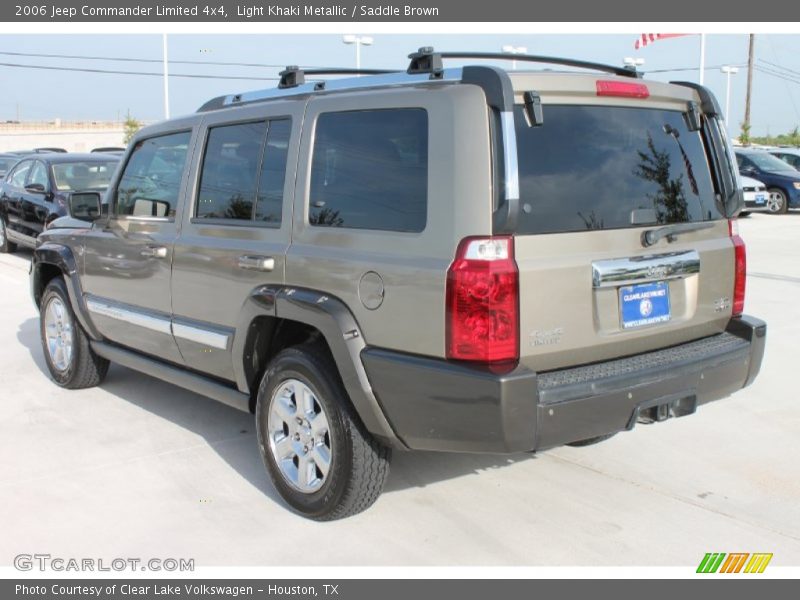 Light Khaki Metallic / Saddle Brown 2006 Jeep Commander Limited 4x4
