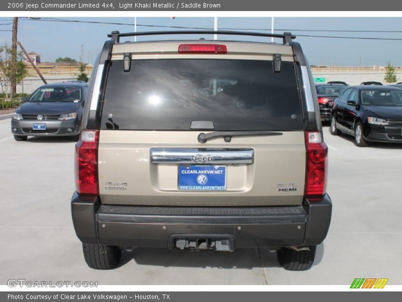 Light Khaki Metallic / Saddle Brown 2006 Jeep Commander Limited 4x4