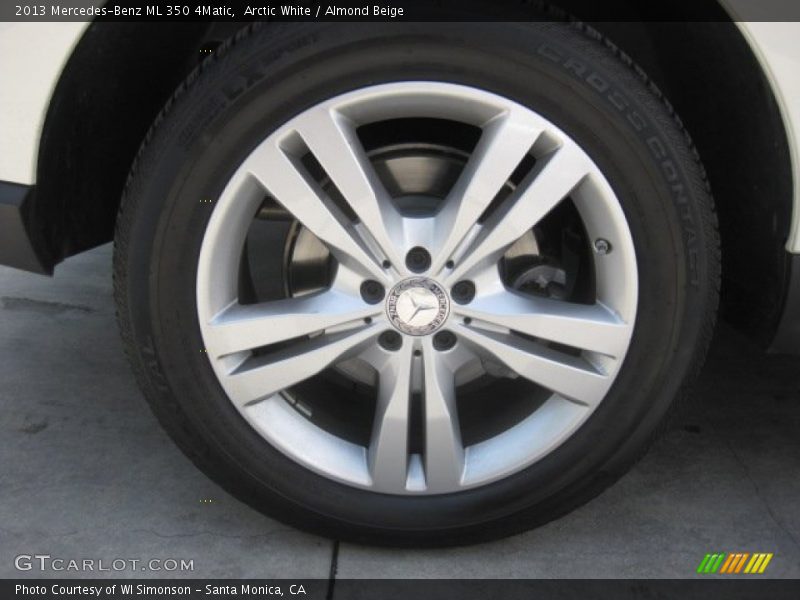 Arctic White / Almond Beige 2013 Mercedes-Benz ML 350 4Matic