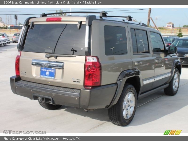 Light Khaki Metallic / Saddle Brown 2006 Jeep Commander Limited 4x4