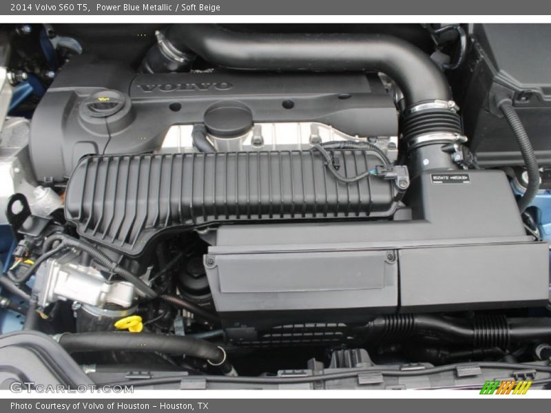  2014 S60 T5 Engine - 2.5 Liter Turbocharged DOHC 20-Valve VVT Inline 5 Cylinder
