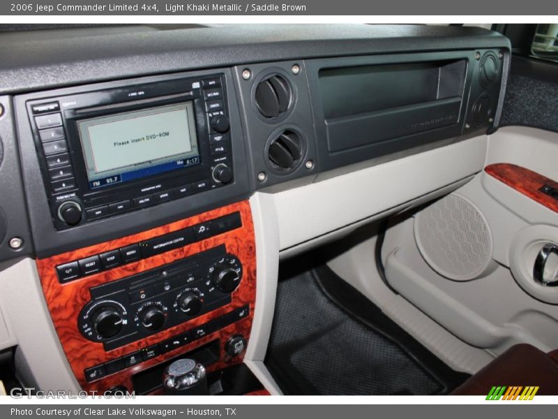 Light Khaki Metallic / Saddle Brown 2006 Jeep Commander Limited 4x4