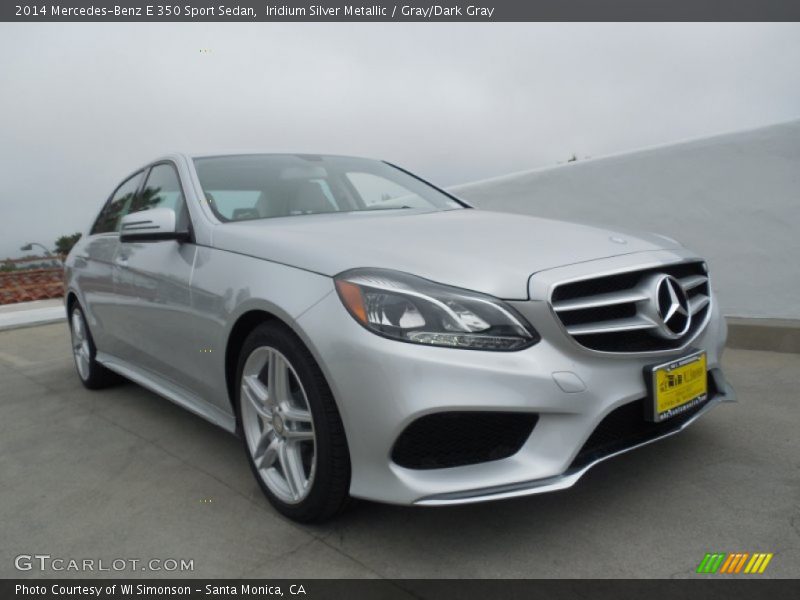 Iridium Silver Metallic / Gray/Dark Gray 2014 Mercedes-Benz E 350 Sport Sedan