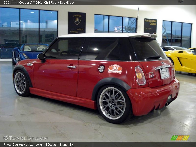 Chili Red / Red/Black 2004 Mini Cooper S MC40