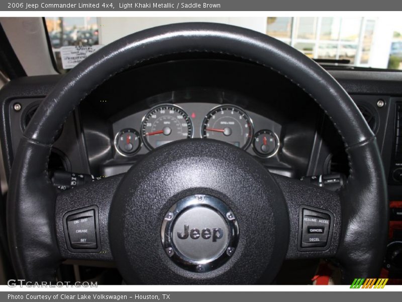 Light Khaki Metallic / Saddle Brown 2006 Jeep Commander Limited 4x4