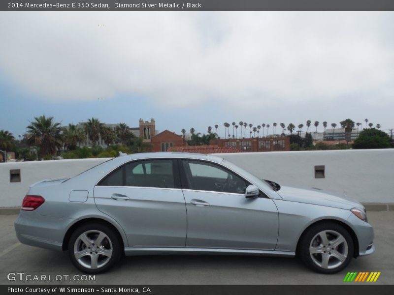 Diamond Silver Metallic / Black 2014 Mercedes-Benz E 350 Sedan