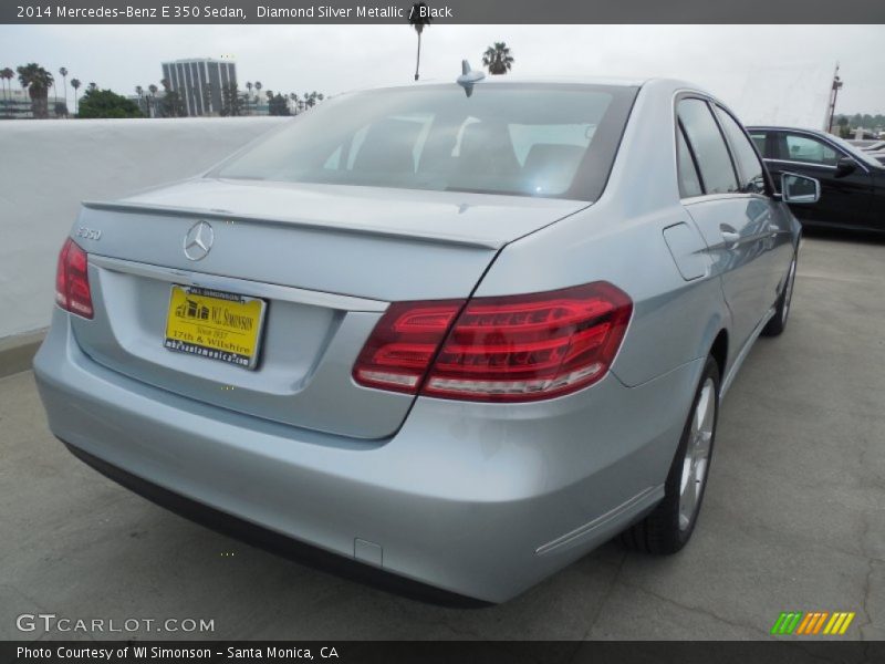 Diamond Silver Metallic / Black 2014 Mercedes-Benz E 350 Sedan