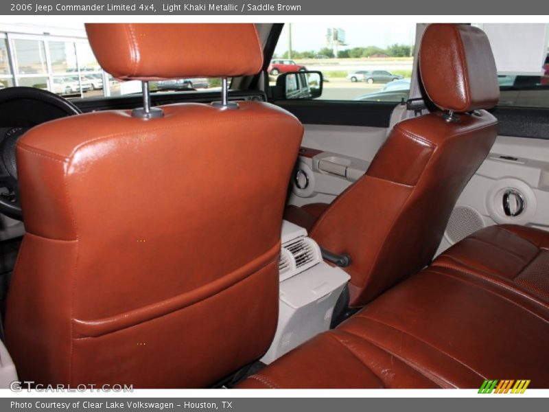 Light Khaki Metallic / Saddle Brown 2006 Jeep Commander Limited 4x4