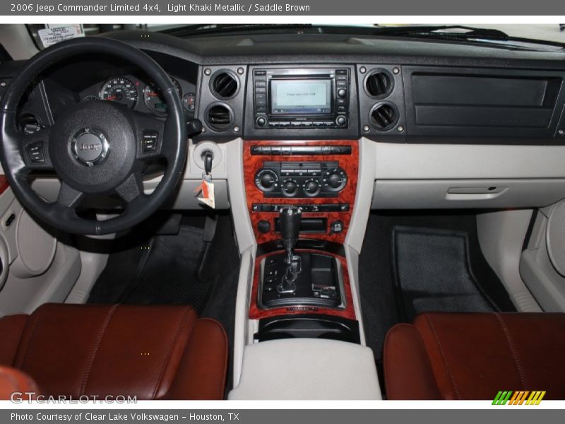Light Khaki Metallic / Saddle Brown 2006 Jeep Commander Limited 4x4