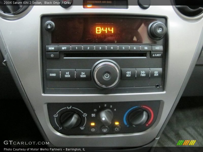 Black Onyx / Gray 2006 Saturn ION 2 Sedan