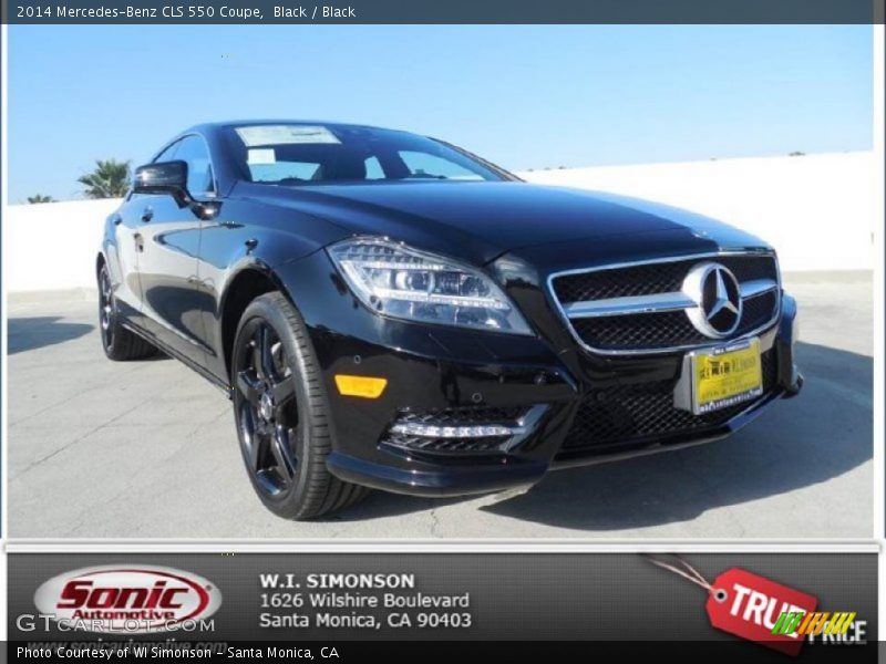Black / Black 2014 Mercedes-Benz CLS 550 Coupe