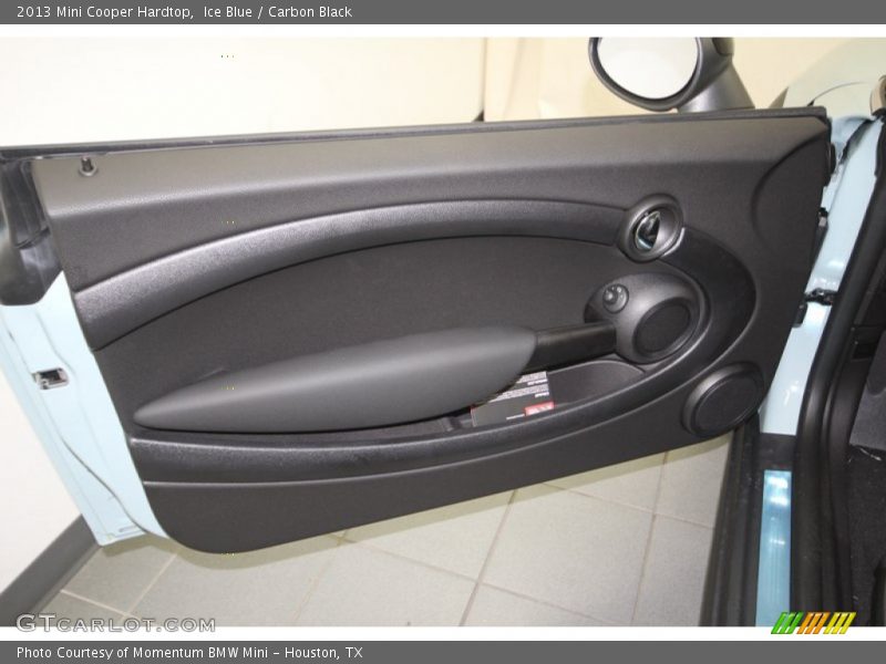 Ice Blue / Carbon Black 2013 Mini Cooper Hardtop