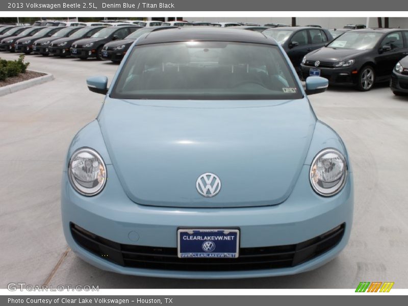 Denim Blue / Titan Black 2013 Volkswagen Beetle 2.5L