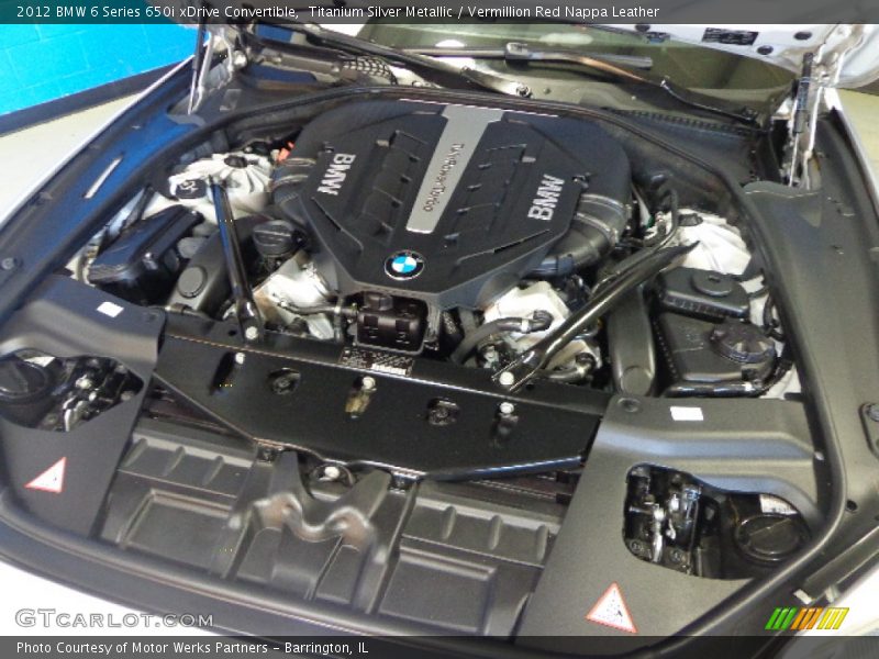  2012 6 Series 650i xDrive Convertible Engine - 4.4 Liter DI TwinPower Turbo DOHC 32-Valve VVT V8