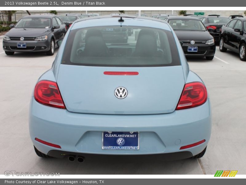 Denim Blue / Titan Black 2013 Volkswagen Beetle 2.5L