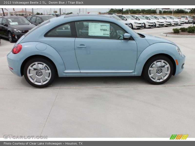 Denim Blue / Titan Black 2013 Volkswagen Beetle 2.5L