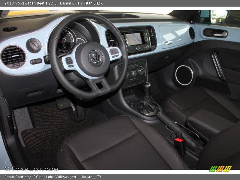 Denim Blue / Titan Black 2013 Volkswagen Beetle 2.5L