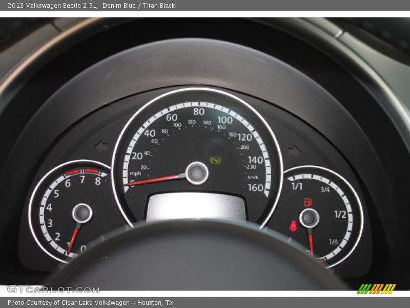 Denim Blue / Titan Black 2013 Volkswagen Beetle 2.5L