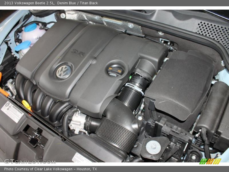 Denim Blue / Titan Black 2013 Volkswagen Beetle 2.5L