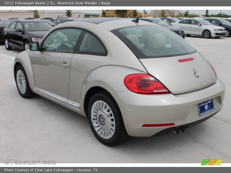 Moonrock Silver Metallic / Beige 2013 Volkswagen Beetle 2.5L