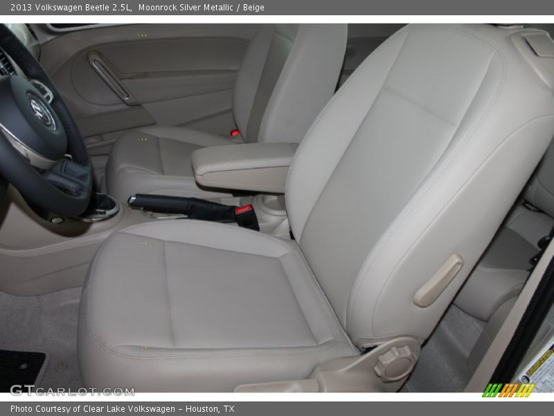 Moonrock Silver Metallic / Beige 2013 Volkswagen Beetle 2.5L