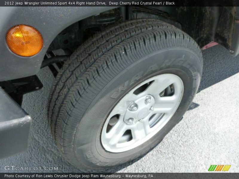  2012 Wrangler Unlimited Sport 4x4 Right Hand Drive Wheel