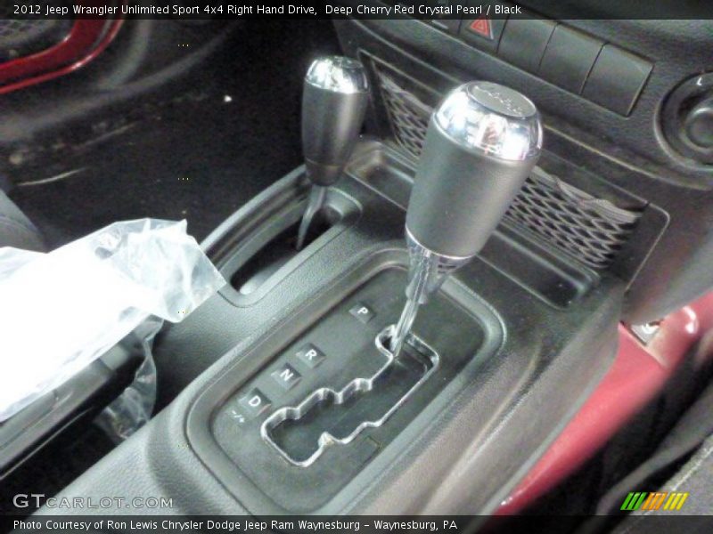 Deep Cherry Red Crystal Pearl / Black 2012 Jeep Wrangler Unlimited Sport 4x4 Right Hand Drive