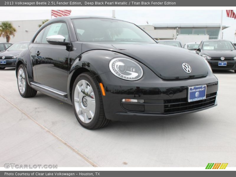 Deep Black Pearl Metallic / Titan Black Fender Edition 2013 Volkswagen Beetle 2.5L Fender Edition