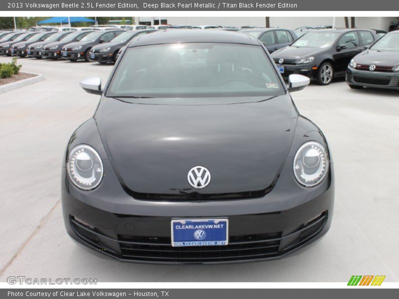 Deep Black Pearl Metallic / Titan Black Fender Edition 2013 Volkswagen Beetle 2.5L Fender Edition