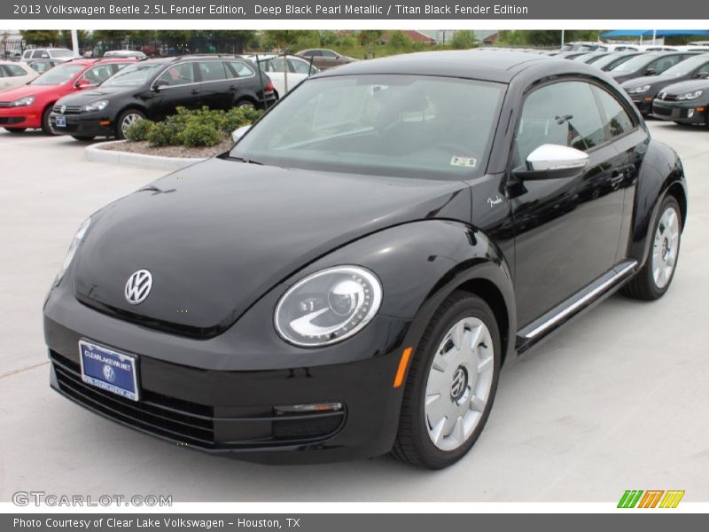 Deep Black Pearl Metallic / Titan Black Fender Edition 2013 Volkswagen Beetle 2.5L Fender Edition