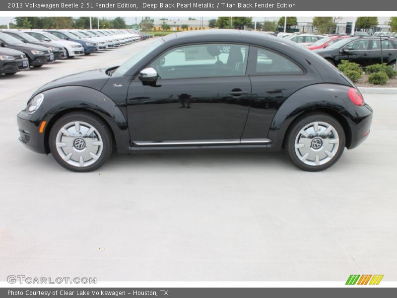 Deep Black Pearl Metallic / Titan Black Fender Edition 2013 Volkswagen Beetle 2.5L Fender Edition