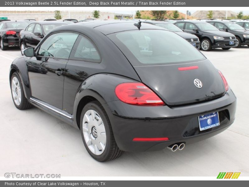 Deep Black Pearl Metallic / Titan Black Fender Edition 2013 Volkswagen Beetle 2.5L Fender Edition