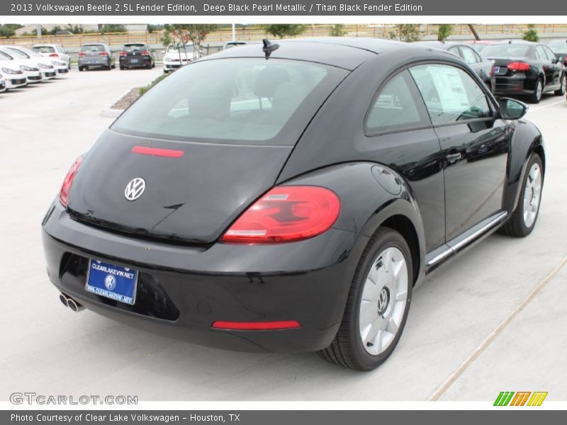 Deep Black Pearl Metallic / Titan Black Fender Edition 2013 Volkswagen Beetle 2.5L Fender Edition