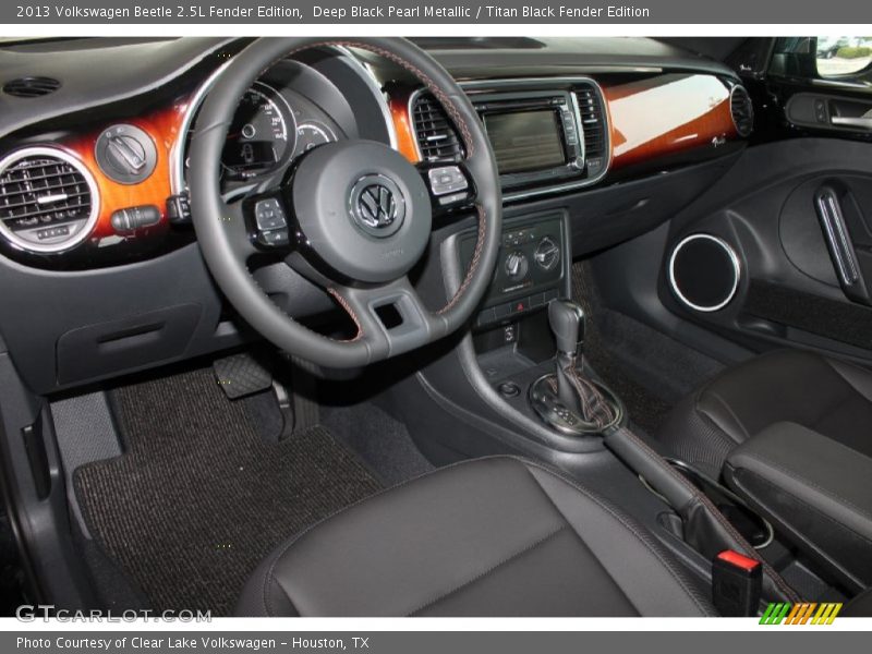 Deep Black Pearl Metallic / Titan Black Fender Edition 2013 Volkswagen Beetle 2.5L Fender Edition