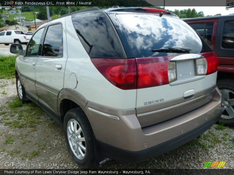 Frost White / Neutral 2007 Buick Rendezvous CXL