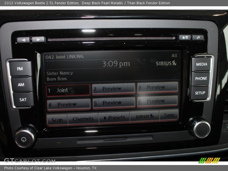 Deep Black Pearl Metallic / Titan Black Fender Edition 2013 Volkswagen Beetle 2.5L Fender Edition