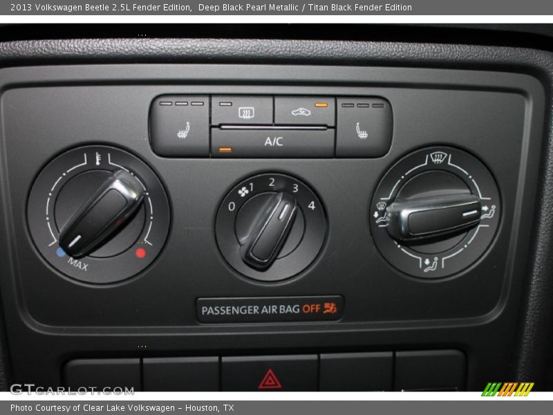 Deep Black Pearl Metallic / Titan Black Fender Edition 2013 Volkswagen Beetle 2.5L Fender Edition