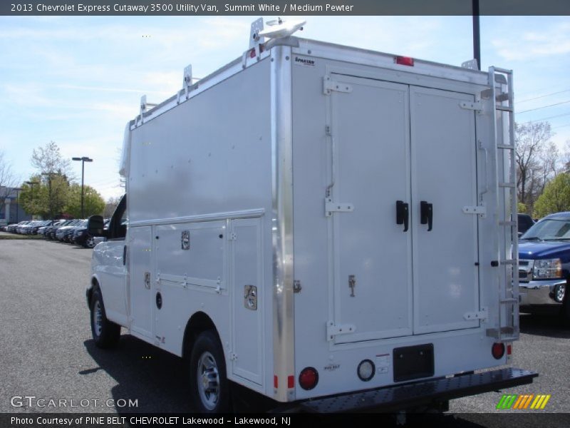 Summit White / Medium Pewter 2013 Chevrolet Express Cutaway 3500 Utility Van