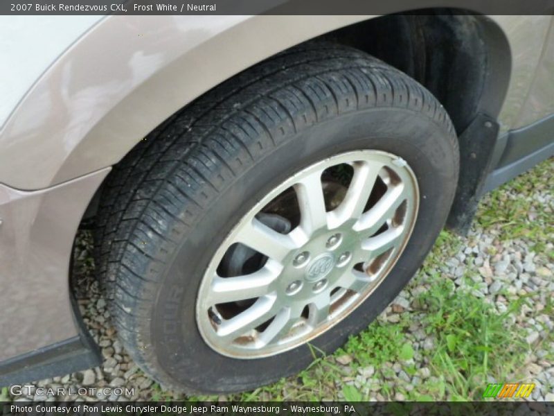 Frost White / Neutral 2007 Buick Rendezvous CXL