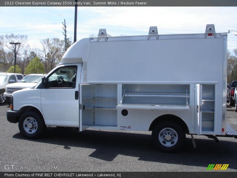 Summit White / Medium Pewter 2013 Chevrolet Express Cutaway 3500 Utility Van