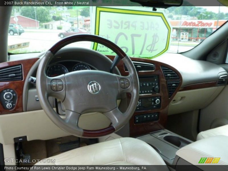 Frost White / Neutral 2007 Buick Rendezvous CXL