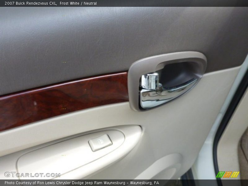 Frost White / Neutral 2007 Buick Rendezvous CXL